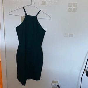 Mini green dress